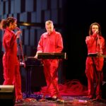 10.01.2017 Kielce. Performans „Kropka kreska, kropka kreska” w teatrze im. Stefana Żeromskiego / Wojciech Habdas / Radio Kielce