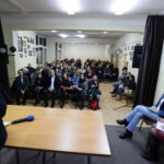 19.1.2017 Kielce. Spotkanie z Andrzejem Sygutem, zastępcą Prezydenta Miasta w Gimnazjum nr 7. / Wojciech Habdas / Radio Kielce