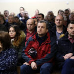 19.1.2017 Kielce. Spotkanie z Andrzejem Sygutem, zastępcą Prezydenta Miasta w Gimnazjum nr 7. / Wojciech Habdas / Radio Kielce