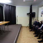 19.1.2017 Kielce. Spotkanie z Andrzejem Sygutem, zastępcą Prezydenta Miasta w Gimnazjum nr 7. / Wojciech Habdas / Radio Kielce