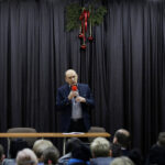 19.1.2017 Kielce. Spotkanie z Andrzejem Sygutem, zastępcą Prezydenta Miasta w Gimnazjum nr 7. / Wojciech Habdas / Radio Kielce