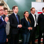 19.1.2017 Kielce. Otwarte spotkanie z posłami PO Joanną Muchą, Agnieszką Pomaską, Sławomirem Nitrasem, Pawłem Olszewskim, Cezarym Tomczykiem i Rafałem Trzaskowskim  w Wojewódzkim Domu Kultury w Kielcach / Wojciech Habdas / Radio Kielce