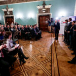 19.1.2017 Kielce. Otwarte spotkanie z posłami PO Joanną Muchą, Agnieszką Pomaską, Sławomirem Nitrasem, Pawłem Olszewskim, Cezarym Tomczykiem i Rafałem Trzaskowskim  w Wojewódzkim Domu Kultury w Kielcach / Wojciech Habdas / Radio Kielce