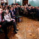 19.1.2017 Kielce. Otwarte spotkanie z posłami PO Joanną Muchą, Agnieszką Pomaską, Sławomirem Nitrasem, Pawłem Olszewskim, Cezarym Tomczykiem i Rafałem Trzaskowskim  w Wojewódzkim Domu Kultury w Kielcach / Wojciech Habdas / Radio Kielce