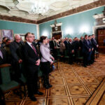 19.1.2017 Kielce. Otwarte spotkanie z posłami PO Joanną Muchą, Agnieszką Pomaską, Sławomirem Nitrasem, Pawłem Olszewskim, Cezarym Tomczykiem i Rafałem Trzaskowskim  w Wojewódzkim Domu Kultury w Kielcach / Wojciech Habdas / Radio Kielce