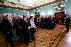 19.1.2017 Kielce. Otwarte spotkanie z posłami PO Joanną Muchą, Agnieszką Pomaską, Sławomirem Nitrasem, Pawłem Olszewskim, Cezarym Tomczykiem i Rafałem Trzaskowskim w Wojewódzkim Domu Kultury w Kielcach / Wojciech Habdas / Radio Kielce