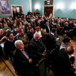 19.1.2017 Kielce. Otwarte spotkanie z posłami PO Joanną Muchą, Agnieszką Pomaską, Sławomirem Nitrasem, Pawłem Olszewskim, Cezarym Tomczykiem i Rafałem Trzaskowskim  w Wojewódzkim Domu Kultury w Kielcach / Wojciech Habdas / Radio Kielce