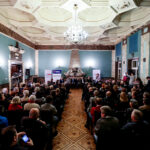 19.1.2017 Kielce. Otwarte spotkanie z posłami PO Joanną Muchą, Agnieszką Pomaską, Sławomirem Nitrasem, Pawłem Olszewskim, Cezarym Tomczykiem i Rafałem Trzaskowskim  w Wojewódzkim Domu Kultury w Kielcach / Wojciech Habdas / Radio Kielce