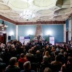 19.1.2017 Kielce. Otwarte spotkanie z posłami PO Joanną Muchą, Agnieszką Pomaską, Sławomirem Nitrasem, Pawłem Olszewskim, Cezarym Tomczykiem i Rafałem Trzaskowskim  w Wojewódzkim Domu Kultury w Kielcach / Wojciech Habdas / Radio Kielce