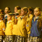 22.1.2017 Kielce. Kolędowanie w Targach Kielce. Józefowe Kwiatki. / Wojciech Habdas / Radio Kielce