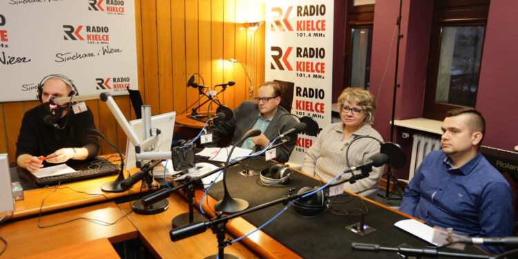 23.1.2017 Kielce. Radio Kielce - Punkty Widzenia / Wojciech Habdas / Radio Kielce