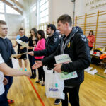 24.1.2017 Kielce. Międzynarodowy mecz w VI Lo im. Juliusza Słowackiego. / Wojciech Habdas / Radio Kielce