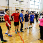 24.1.2017 Kielce. Międzynarodowy mecz w VI Lo im. Juliusza Słowackiego. / Wojciech Habdas / Radio Kielce