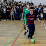 24.1.2017 Kielce. Międzynarodowy mecz w VI Lo im. Juliusza Słowackiego. / Wojciech Habdas / Radio Kielce