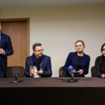 25.1.2017 Kielce. Spotkanie z Barbarą Nowacką, Pauliną Piechną-Więckiewicz, Dariuszem Jońskim, Janem Cedzyńskim. / Wojciech Habdas / Radio Kielce