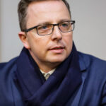 25.1.2017 Kielce. Spotkanie z Barbarą Nowacką, Pauliną Piechną-Więckiewicz, Dariuszem Jońskim (n/z), Janem Cedzyńskim. / Wojciech Habdas / Radio Kielce