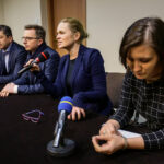 25.1.2017 Kielce. Spotkanie z Barbarą Nowacką, Pauliną Piechną-Więckiewicz, Dariuszem Jońskim, Janem Cedzyńskim. / Wojciech Habdas / Radio Kielce