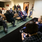 25.1.2017 Kielce. Spotkanie z Barbarą Nowacką, Pauliną Piechną-Więckiewicz, Dariuszem Jońskim, Janem Cedzyńskim. / Wojciech Habdas / Radio Kielce