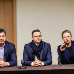 25.1.2017 Kielce. Spotkanie z Barbarą Nowacką, Pauliną Piechną-Więckiewicz, Dariuszem Jońskim, Janem Cedzyńskim. / Wojciech Habdas / Radio Kielce