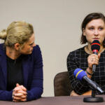 25.1.2017 Kielce. Spotkanie z Barbarą Nowacką, Pauliną Piechną-Więckiewicz, Dariuszem Jońskim, Janem Cedzyńskim. / Wojciech Habdas / Radio Kielce