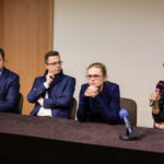 25.1.2017 Kielce. Spotkanie z Barbarą Nowacką, Pauliną Piechną-Więckiewicz, Dariuszem Jońskim, Janem Cedzyńskim. / Wojciech Habdas / Radio Kielce