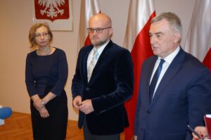 Konferencja prasowa wiceministra Krzysztofa Łandy (24 lutego 2017 r) / Radio Kielce