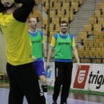 Celje. Trening Vive (18 lutego 2017 r) / Krzysztof Bujnowicz / Radio Kielce