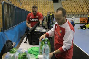 Celje. Trening Vive (18 lutego 2017 r) / Krzysztof Bujnowicz / Radio Kielce