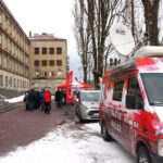 4.1.2017 Kielce. Mieszkańcy ulicy Panoramicznej skarżą się na wzmożony ruch na ich ulicy. / Krzysztof Bujnowicz / Radio Kielce