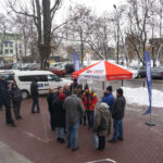 4.1.2017 Kielce. Mieszkańcy ulicy Panoramicznej skarżą się na wzmożony ruch na ich ulicy. / Krzysztof Bujnowicz / Radio Kielce