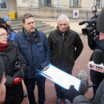 4.1.2017 Kielce. Mieszkańcy ulicy Panoramicznej skarżą się na wzmożony ruch na ich ulicy. / Krzysztof Bujnowicz / Radio Kielce