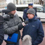 4.1.2017 Kielce. Mieszkańcy ulicy Panoramicznej skarżą się na wzmożony ruch na ich ulicy. / Krzysztof Bujnowicz / Radio Kielce