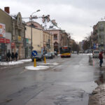 4.1.2017 Kielce. Mieszkańcy ulicy Panoramicznej skarżą się na wzmożony ruch na ich ulicy. / Krzysztof Bujnowicz / Radio Kielce