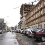 4.1.2017 Kielce. Mieszkańcy ulicy Panoramicznej skarżą się na wzmożony ruch na ich ulicy. / Krzysztof Bujnowicz / Radio Kielce