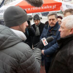 4.1.2017 Kielce. Mieszkańcy ulicy Panoramicznej skarżą się na wzmożony ruch na ich ulicy. / Krzysztof Bujnowicz / Radio Kielce