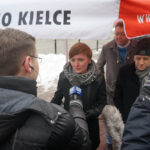 4.1.2017 Kielce. Mieszkańcy ulicy Panoramicznej skarżą się na wzmożony ruch na ich ulicy. / Krzysztof Bujnowicz / Radio Kielce