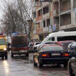 4.1.2017 Kielce. Mieszkańcy ulicy Panoramicznej skarżą się na wzmożony ruch na ich ulicy. / Krzysztof Bujnowicz / Radio Kielce