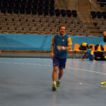 2017-02-08 SAP Arena w Mannheim - trening szczypiornistów Vive Tauronu Kielce przed meczem z Rhein Neckar Loewen / Krzysztof Bujnowicz / Radio Kielce