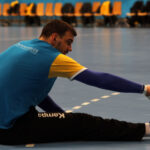 2017-02-08 SAP Arena w Mannheim - trening szczypiornistów Vive Tauronu Kielce przed meczem z Rhein Neckar Loewen / Krzysztof Bujnowicz / Radio Kielce