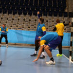2017-02-08 SAP Arena w Mannheim - trening szczypiornistów Vive Tauronu Kielce przed meczem z Rhein Neckar Loewen / Krzysztof Bujnowicz / Radio Kielce