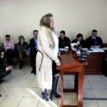 2017-02-14. Starachowice. Sąd Rejonowy. Proces zwolnionego personelu medycznego, który 2 listopada 2016 roku pracował na oddziale ginekologiczno-położniczym w tamtejszym szpitalu. / Jarosław Kubalski / Radio Kielce