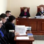 2017-02-14. Starachowice. Sąd Rejonowy. Proces zwolnionego personelu medycznego, który 2 listopada 2016 roku pracował na oddziale ginekologiczno-położniczym w tamtejszym szpitalu. / Jarosław Kubalski / Radio Kielce