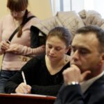 2017-02-14. Starachowice. Sąd Rejonowy. Proces zwolnionego personelu medycznego, który 2 listopada 2016 roku pracował na oddziale ginekologiczno-położniczym w tamtejszym szpitalu. / Jarosław Kubalski / Radio Kielce