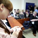 2017-02-14. Starachowice. Sąd Rejonowy. Proces zwolnionego personelu medycznego, który 2 listopada 2016 roku pracował na oddziale ginekologiczno-położniczym w tamtejszym szpitalu. / Jarosław Kubalski / Radio Kielce