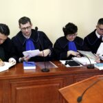 2017-02-14. Starachowice. Sąd Rejonowy. Proces zwolnionego personelu medycznego, który 2 listopada 2016 roku pracował na oddziale ginekologiczno-położniczym w tamtejszym szpitalu. / Jarosław Kubalski / Radio Kielce