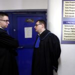 2017-02-14. Starachowice. Sąd Rejonowy. Proces zwolnionego personelu medycznego, który 2 listopada 2016 roku pracował na oddziale ginekologiczno-położniczym w tamtejszym szpitalu. / Jarosław Kubalski / Radio Kielce