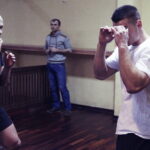 02.02.2017 Kielce. Młodzieżowy Mistrz Świata WBC  Mateusz Masternak poprowadził trening w klubie bokserskim RUSHH / Jarosław Kubalski / Radio Kielce