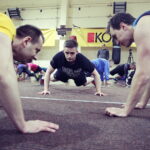 02.02.2017 Kielce. Młodzieżowy Mistrz Świata WBC  Mateusz Masternak poprowadził trening w klubie bokserskim RUSHH / Jarosław Kubalski / Radio Kielce