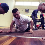 02.02.2017 Kielce. Młodzieżowy Mistrz Świata WBC  Mateusz Masternak poprowadził trening w klubie bokserskim RUSHH / Jarosław Kubalski / Radio Kielce