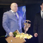 03.02.2017. Kielce. Gala 65. Plebiscytu Świętokrzyskie Gwiazdy Sportu 2016. Trener roku II miejsce Grzegorz Nowaczek. / Jarosław Kubalski / Radio Kielce